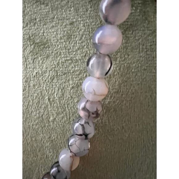 Vintage Soapstone Bird Necklace Pink Agate Carnelian Boho Pendant 20” - Picture 7 of 8